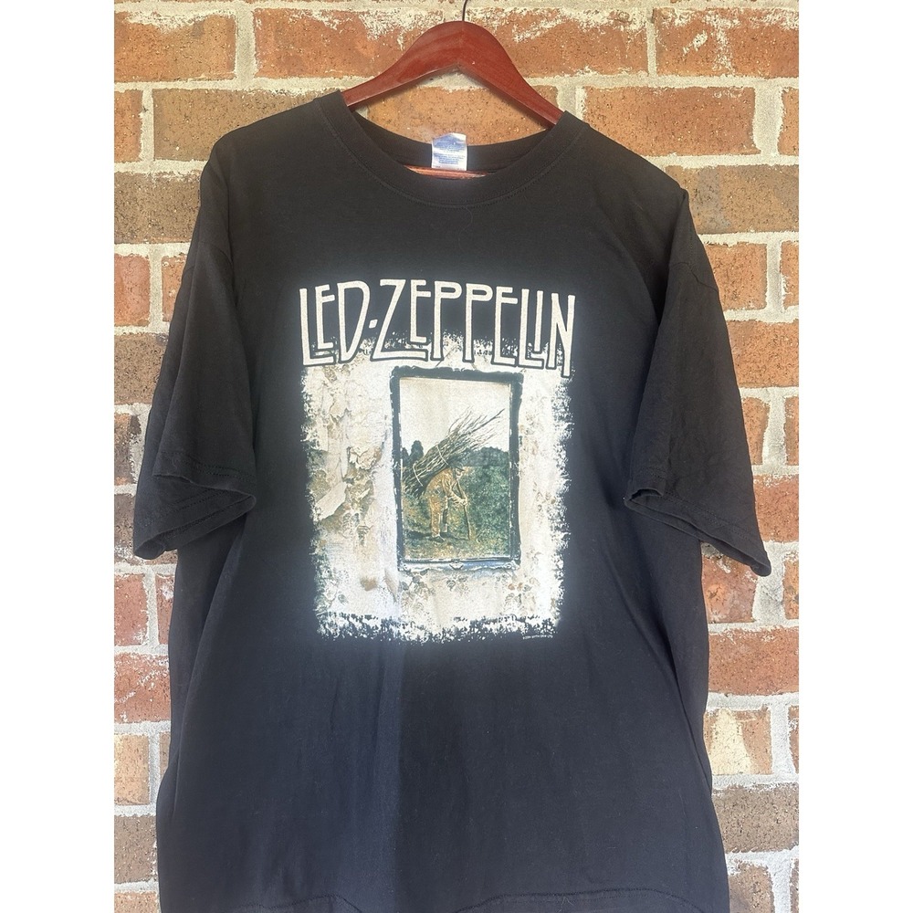 led zeppelin t shirt Y2K 90s Vintage 2004 XL Gilden